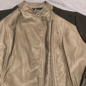 Faux leather jacket